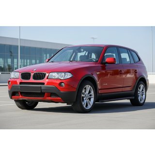 Boční prahy Maya Red (2 ks, hliník) BMW X3 E83 2003–2010 fotografie 1