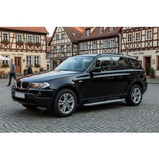 Boční nášlapy Mevsim Grey (2 ks, hliník) BMW X3 E83 2003–2010 fotografie 1