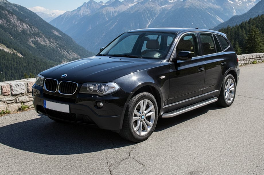 BMW X3 E83 2003–2010 Boční nášlapy Tayga Grey (2 ks, hliník) Image