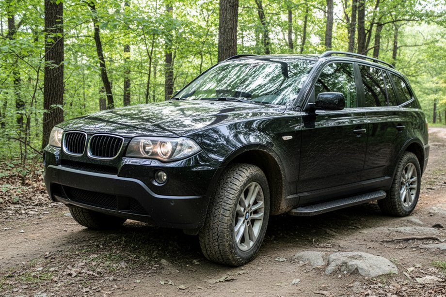BMW X3 E83 2003–2010 Boční nášlapy Tayga Black (2 ks, hliník) Image