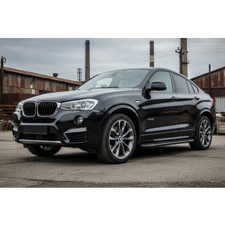 Boční nášlapy Bosphore Black (2 ks, hliník) BMW X4 F26 2014–2018 fotografie 1