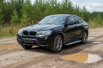 BMW X4 F26 2014–2018 Boční nášlapy Mevsim Grey (2 ks, hliník) fotografie 1