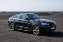 BMW X4 F26 2014–2018 Boční prahy Allmond Black (2 ks, hliník) fotografie 1