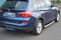 BMW X4 F26 2014–2018 Boční nášlapy Fullmond (2 ks, hliník) fotografie 2