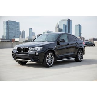 Boční nášlapy Tayga Grey (2 ks, hliník) BMW X4 F26 2014–2018 fotografie 1
