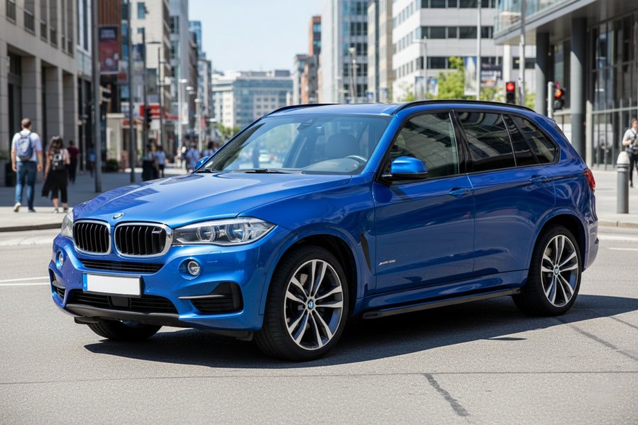 BMW X5 F15 2013–2018 Boční nášlapy Maya Blue (2 ks, hliník) Image