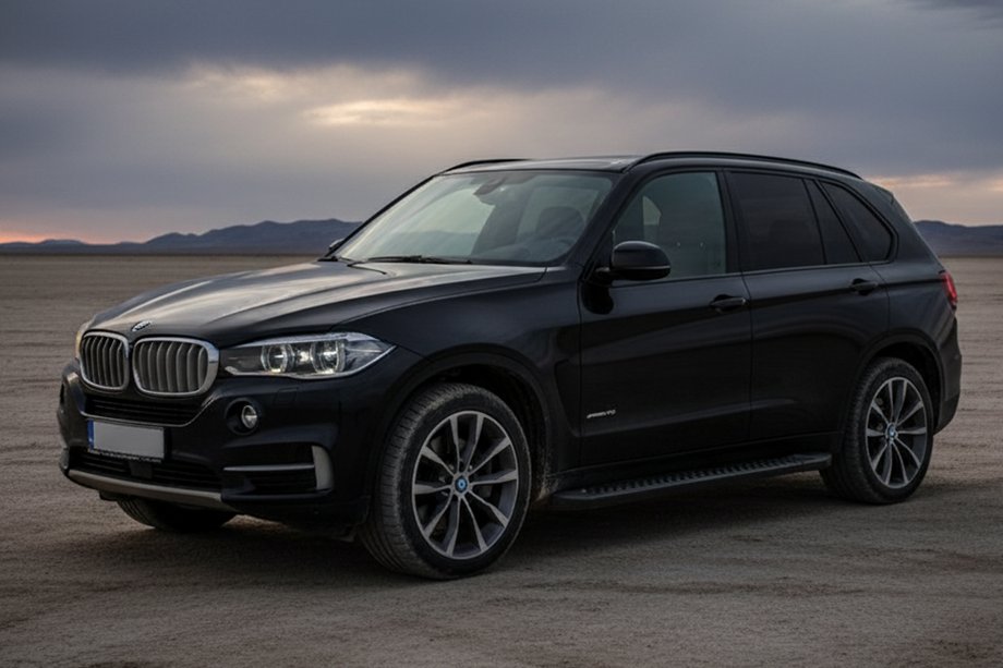 BMW X5 F15 2013–2018 Boční prahy Allmond Black (2 ks, hliník) Image