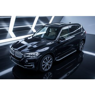 Boční nášlapy Tayga Grey (2 ks, hliník) BMW X5 F15 2013–2018 fotografie 1