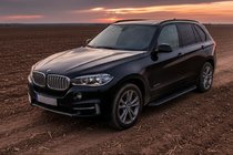 BMW X5 F15 2013–2018 Boční nášlapy Tayga Black (2 ks, hliník) fotografie 1