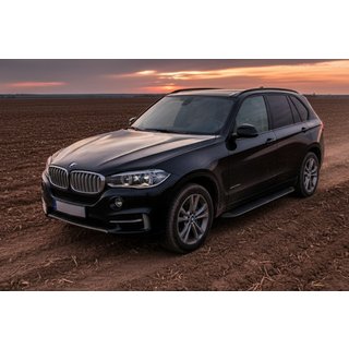 Boční nášlapy Tayga Black (2 ks, hliník) BMW X5 F15 2013–2018 fotografie 1