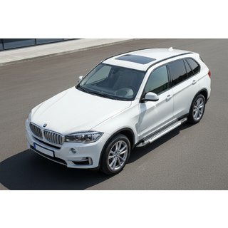 Boční nášlapy Vision New Grey (2 ks, hliník) BMW X5 F15 2013–2018 fotografie 1