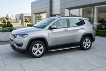 Jeep Compass 2016– Boční nášlapy Bosphore Grey (2 ks, hliník) fotografie 1
