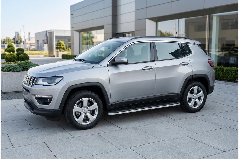 Jeep Compass 2016– Boční nášlapy Bosphore Grey (2 ks, hliník) Image