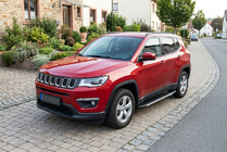 Jeep Compass 2016– Boční nášlapy Duru (2 ks, hliník) fotografie 1
