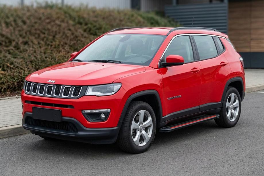 Jeep Compass 2016– Boční prahy Maya Red (2 ks, hliník) Image