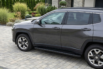 Jeep Compass 2016– Boční prahy Allmond Black (2 ks, hliník) fotografie 1