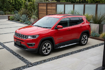 Jeep Compass 2016– Boční nášlapy Sunrise (2 ks, hliník) fotografie 1