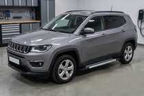 Jeep Compass 2016– Boční nášlapy Vision New Grey (2 ks, hliník) fotografie 1