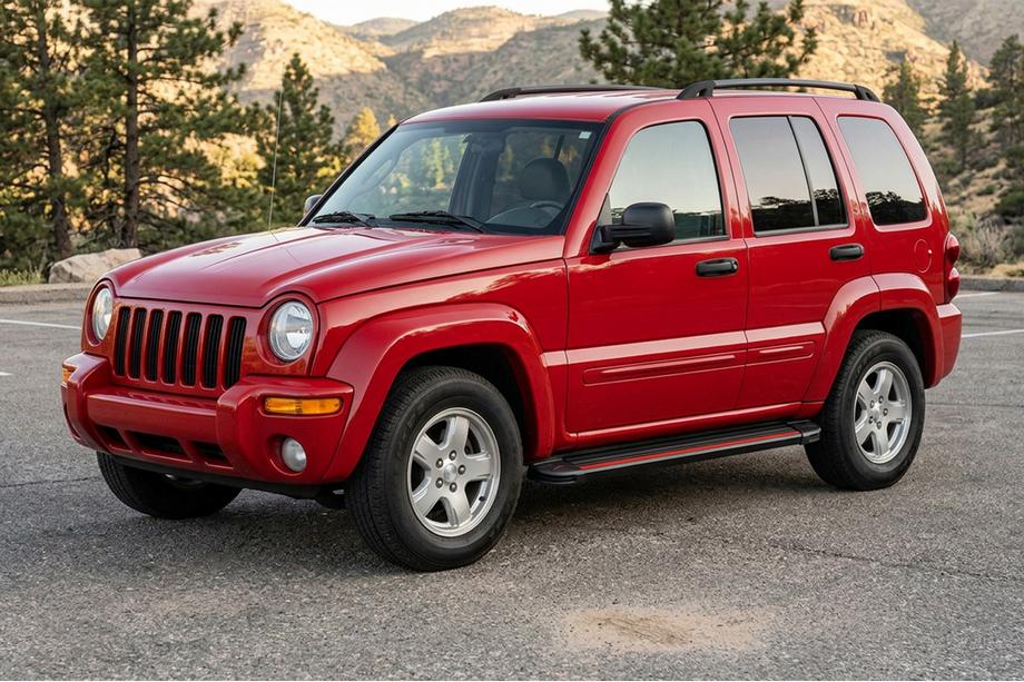 Jeep Cherokee/Liberty 2002–2007 Boční prahy Maya Red (2 ks, hliník) Image