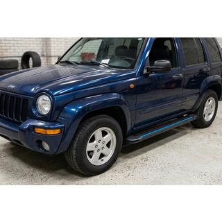 Boční nášlapy Maya Blue (2 ks, hliník) Jeep Cherokee/Liberty 2002–2007 fotografie 1