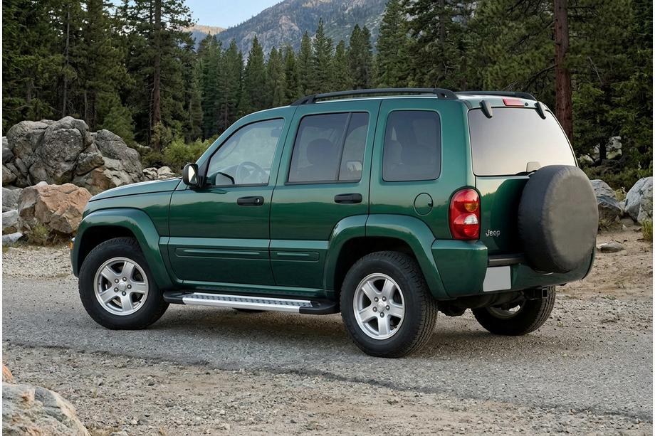 Jeep Cherokee/Liberty 2002–2007 Boční nášlapy Vision New Grey (2 ks, hliník) Fotografie 1