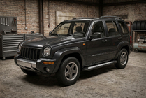 Jeep Cherokee/Liberty 2002–2007 Boční nášlapy Vision New Black (2 ks, hliník) fotografie 1