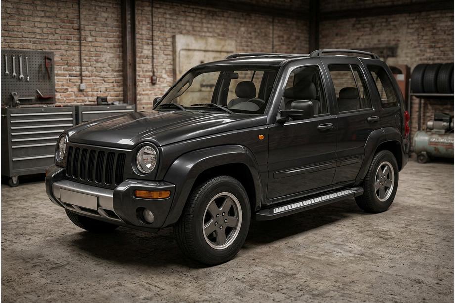 Jeep Cherokee/Liberty 2002–2007 Boční nášlapy Vision New Black (2 ks, hliník) Image