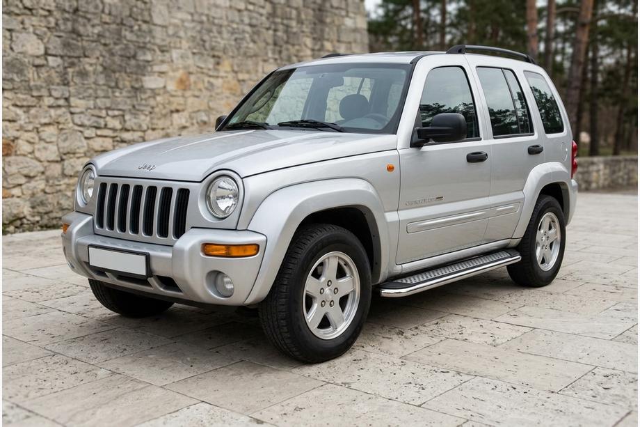 Jeep Cherokee/Liberty 2002–2007 Boční nášlapy Maydos V2 (2 ks, hliník) Fotografie 1