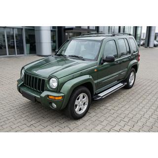 Boční nášlapy Rainbow (2 ks, hliník) Jeep Cherokee/Liberty 2002–2007 fotografie 1