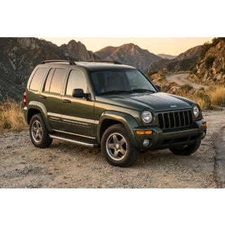Boční nášlapy BlackLine (2 ks, hliník) Jeep Cherokee/Liberty 2002–2007 fotografie 1