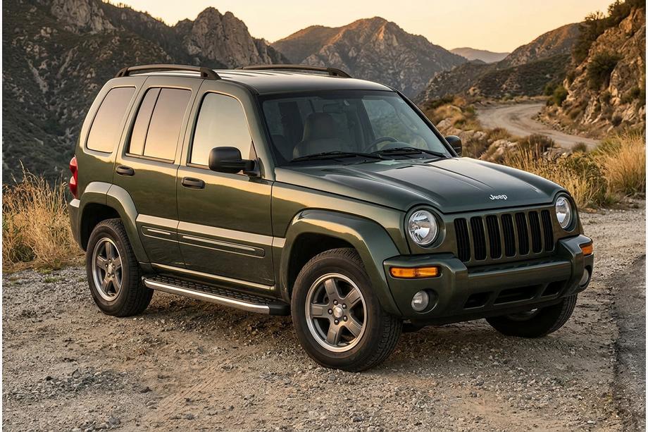 Jeep Cherokee/Liberty 2002–2007 Boční nášlapy BlackLine (2 ks, hliník) Image