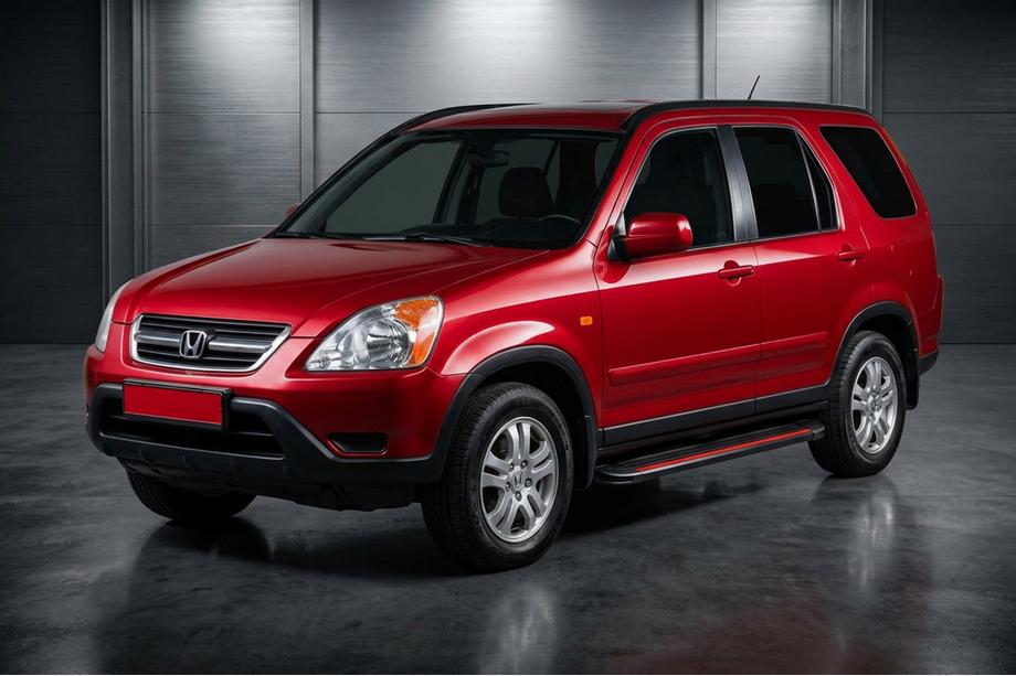 Honda CRV 2001–2006 Boční prahy Maya Red (2 ks, hliník) Image