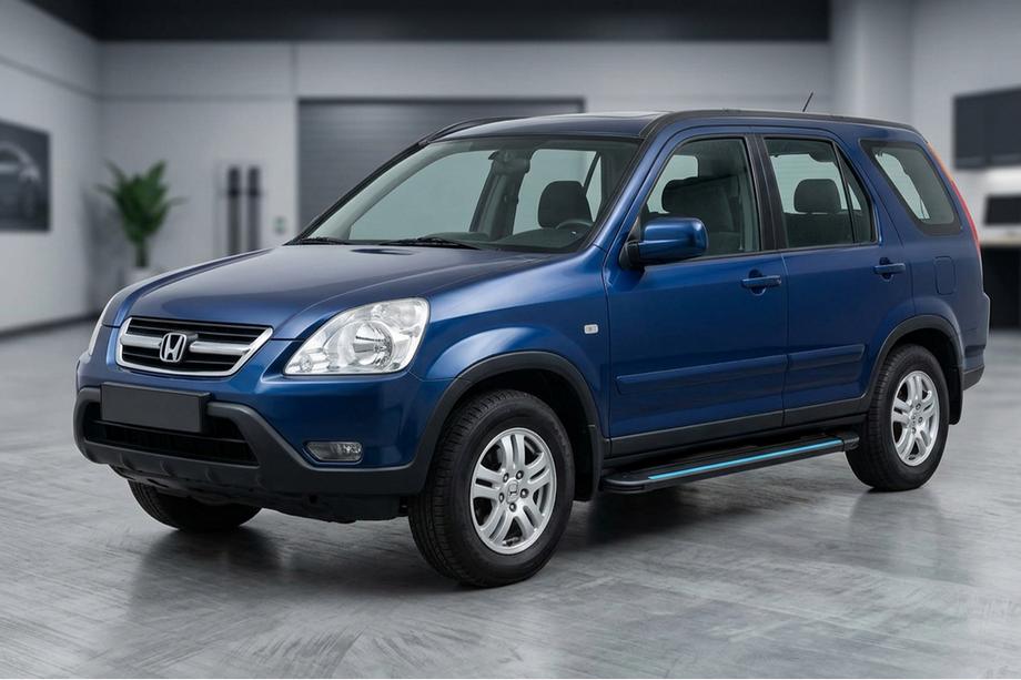 Honda CRV 2001–2006 Boční nášlapy Maya Blue (2 ks, hliník) Image
