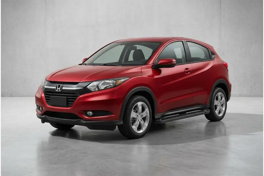 Honda HR-V 2014–2021 Boční prahy Allmond Black (2 ks, hliník) Image