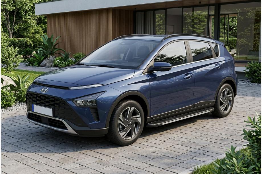 Hyundai Bayon 2021– Boční nášlapy Bosphore Grey (2 ks, hliník) Image