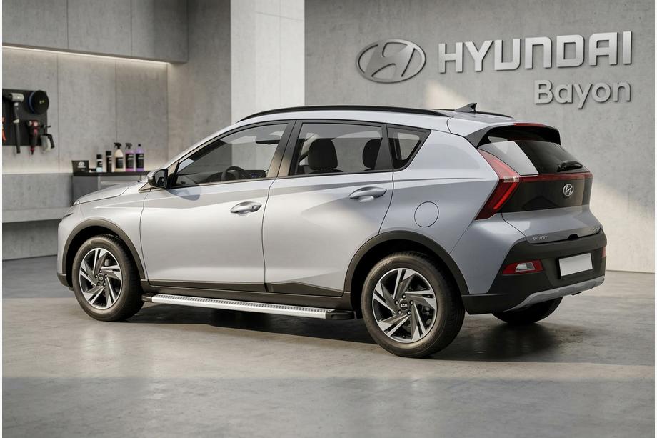 Hyundai Bayon 2021– Boční prahy Maya V2 (2 ks, hliník) Image