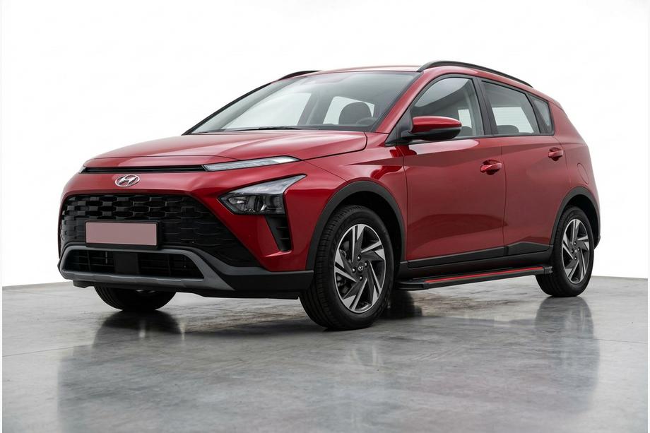 Hyundai Bayon 2021– Boční prahy Maya Red (2 ks, hliník) Image
