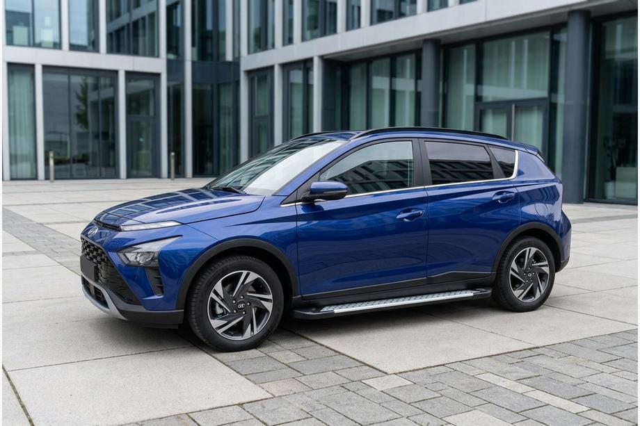 Hyundai Bayon 2021– Boční nášlapy Allmond Grey (2 ks, hliník) Image
