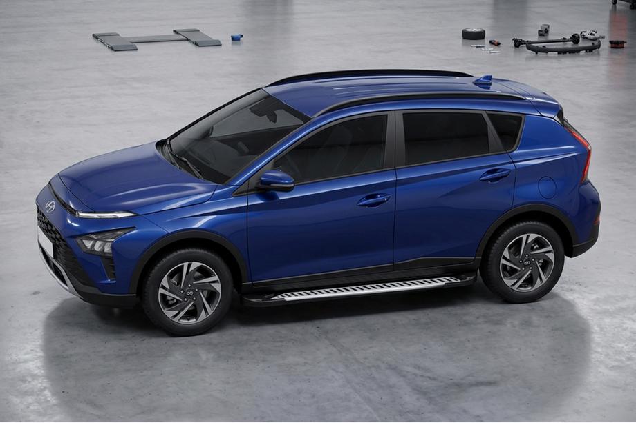 Hyundai Bayon 2021– Boční nášlapy Line (2 ks, hliník) Image
