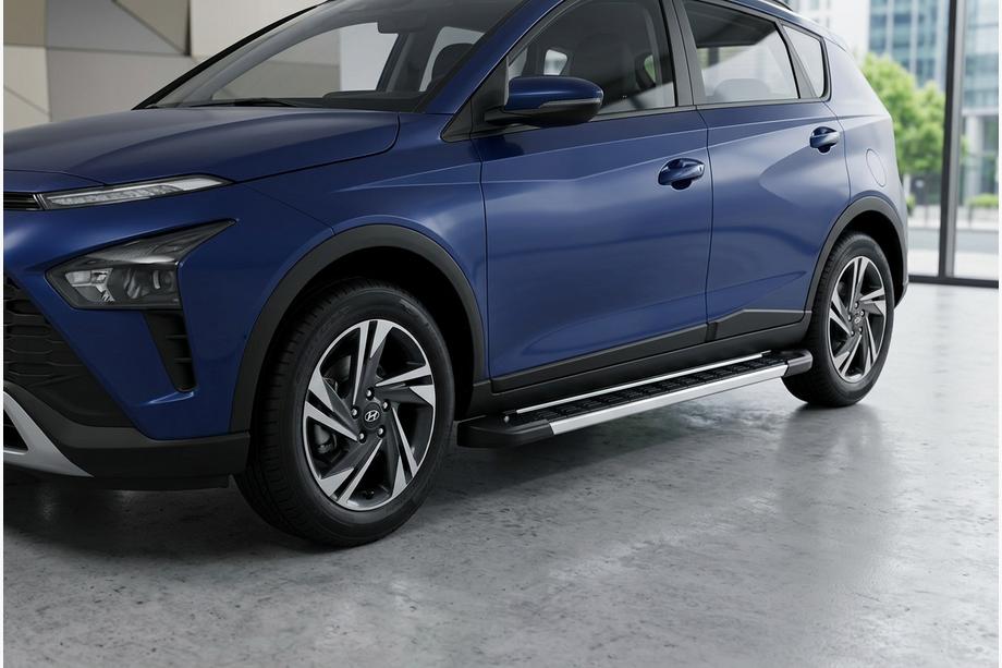 Hyundai Bayon 2021– Boční nášlapy RedLine (2 ks, hliník) Image