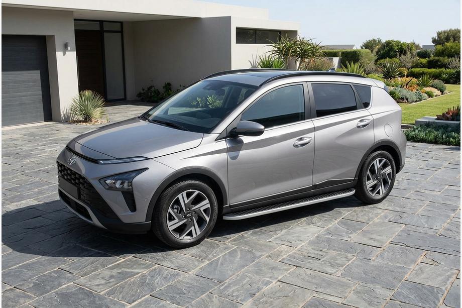 Hyundai Bayon 2021– Boční nášlapy Tayga Grey (2 ks, hliník) Image
