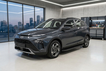 Hyundai Bayon 2021– Boční nášlapy Tayga Black (2 ks, hliník) fotografie 1
