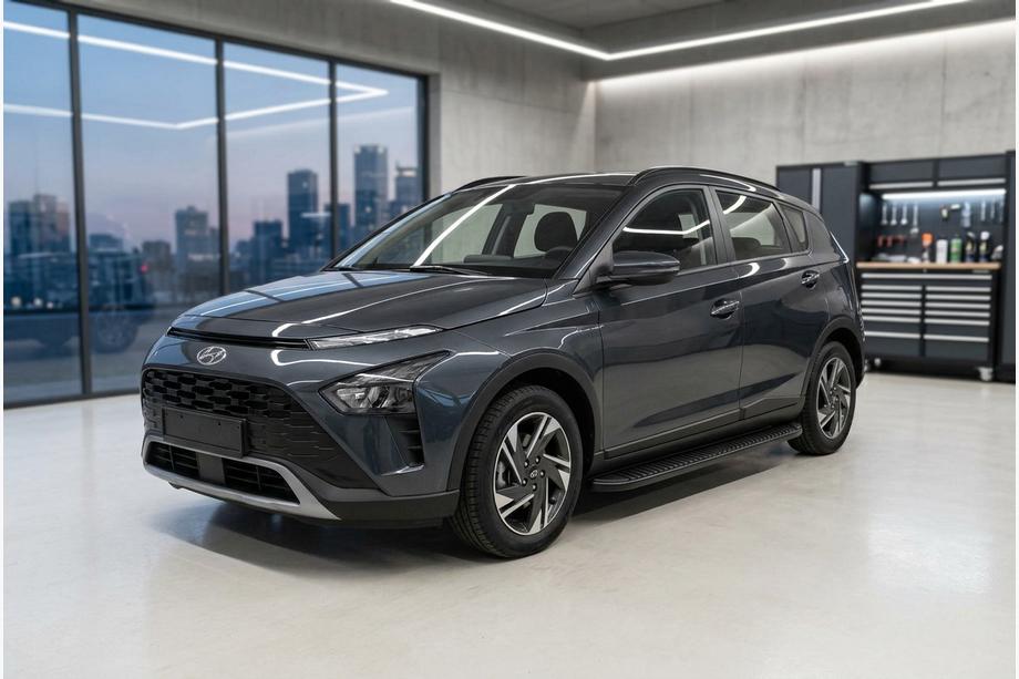 Hyundai Bayon 2021– Boční nášlapy Tayga Black (2 ks, hliník) Image