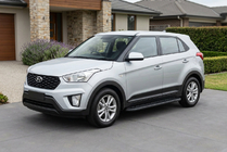 Hyundai Creta 2014–2020 Boční nášlapy Bosphore Black (2 ks, hliník) fotografie 1