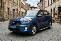 Hyundai Creta 2014–2020 Boční nášlapy Duru (2 ks, hliník) fotografie 1