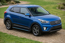 Hyundai Creta 2014–2020 Boční nášlapy Maya Blue (2 ks, hliník) fotografie 1