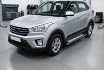 Hyundai Creta 2014–2020 Boční nášlapy Rainbow (2 ks, hliník) fotografie 1