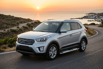 Hyundai Creta 2014–2020 Boční nášlapy Mevsim Grey (2 ks, hliník) fotografie 1