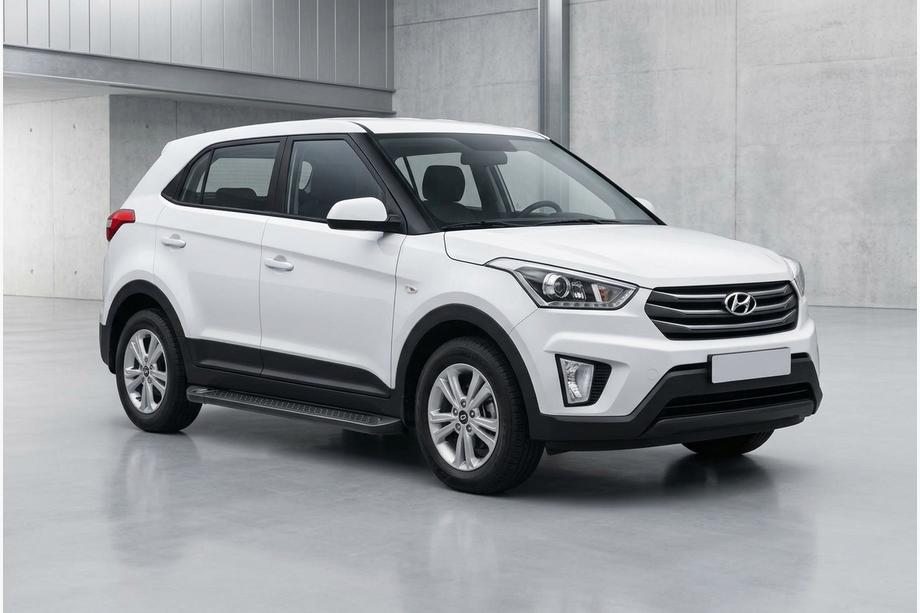 Hyundai Creta 2014–2020 Boční prahy Allmond Black (2 ks, hliník) Fotografie 1