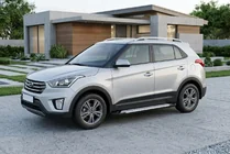 Hyundai Creta 2014–2020 Boční nášlapy Allmond Grey (2 ks, hliník) fotografie 1